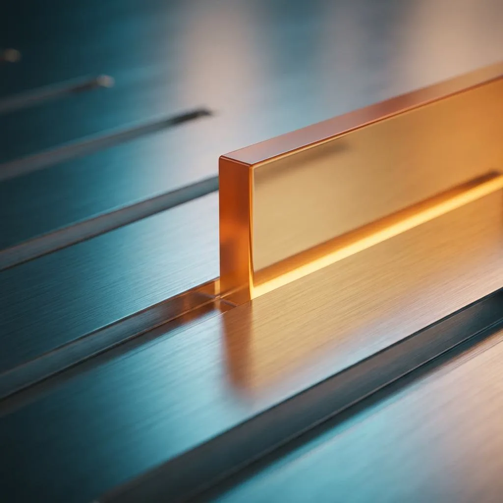 A macro photograph of a perfectly fitted, glowing component sliding into a slot in a metal die, symbolising the precise scheduling of time windows in logistics.