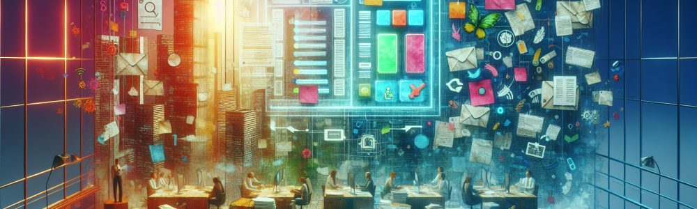Information flow in a company: from verbal messages to a digital communication platform - main image
