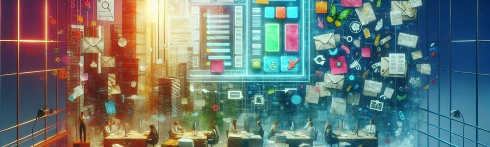 Information flow in a company: from verbal messages to a digital communication platform - main image