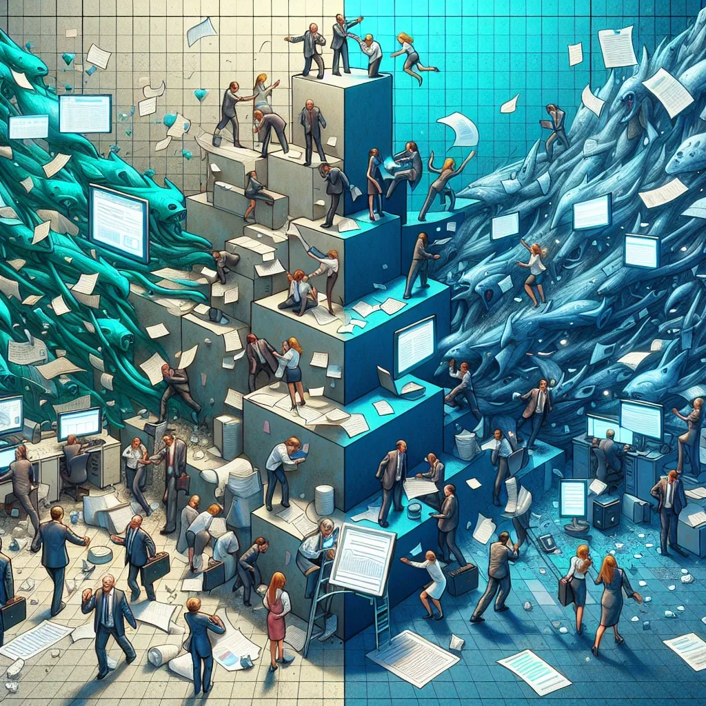 Information flow in a company: from verbal messages to a digital communication platform - illustration 3