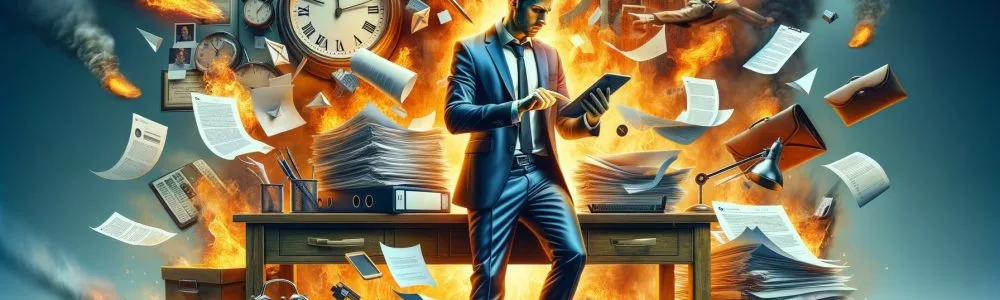 Manual company management and daily firefighting - main image