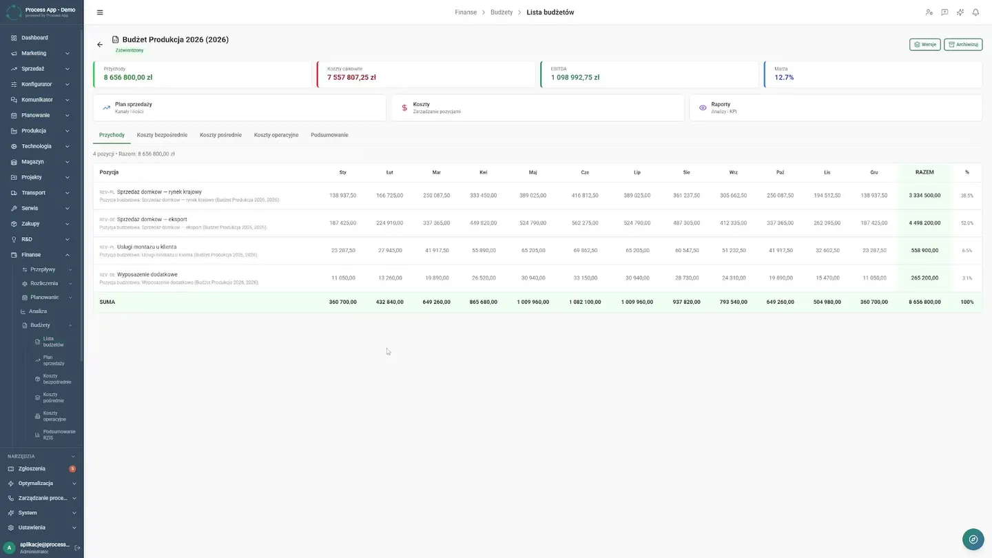 Centralized structure — How to Automate Budgeting in Manufacturing? | Case Study