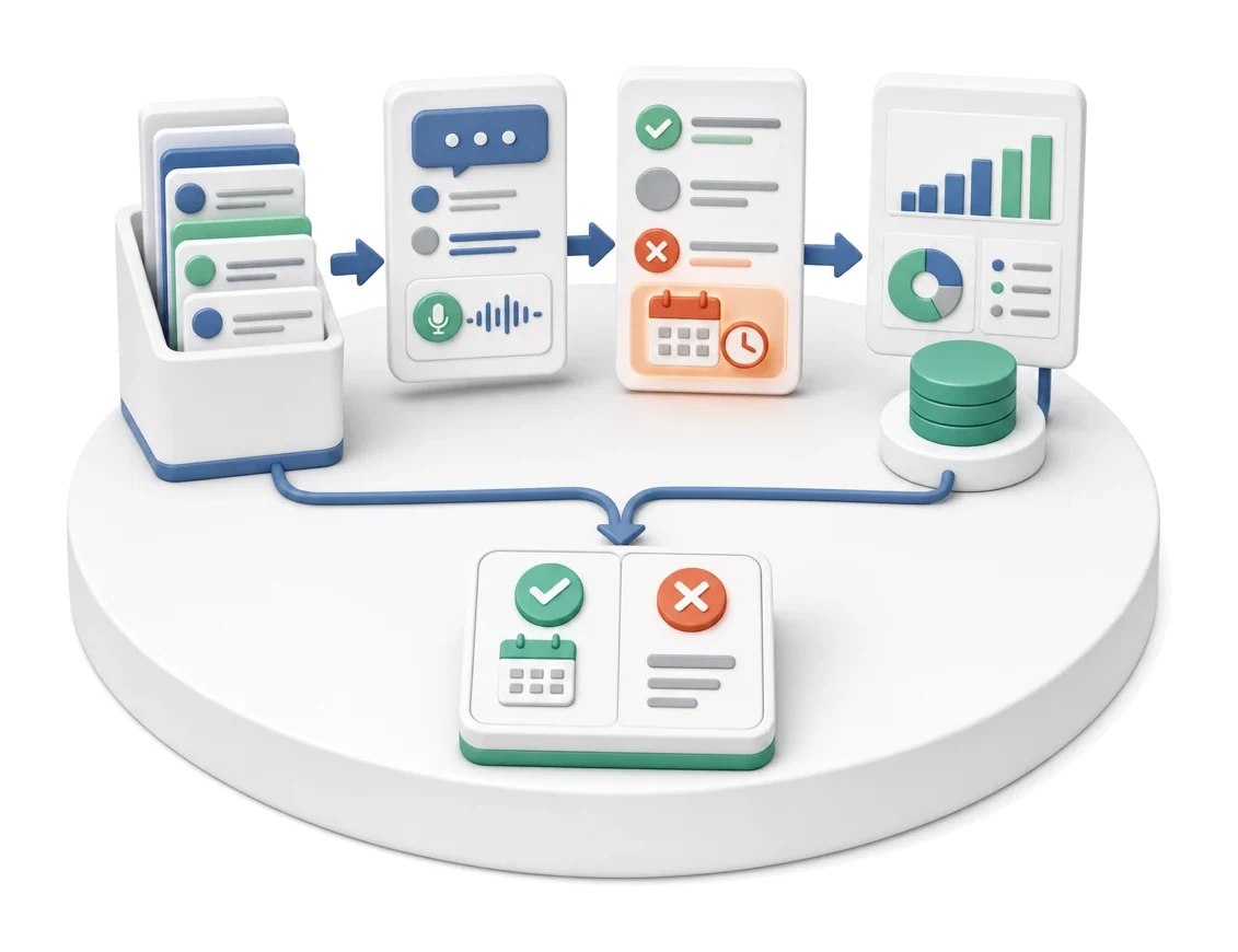 Cold Calling — module screens in Process App