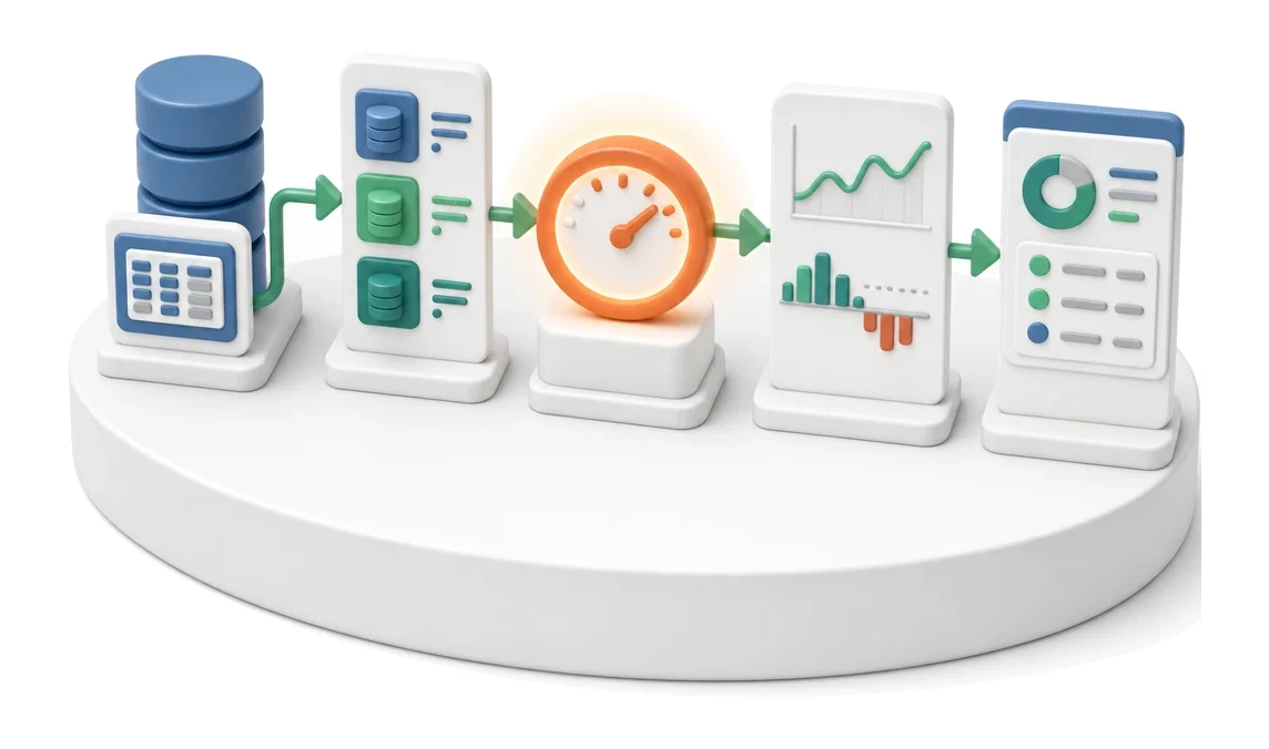 KPI Monitoring — module screens in Process App