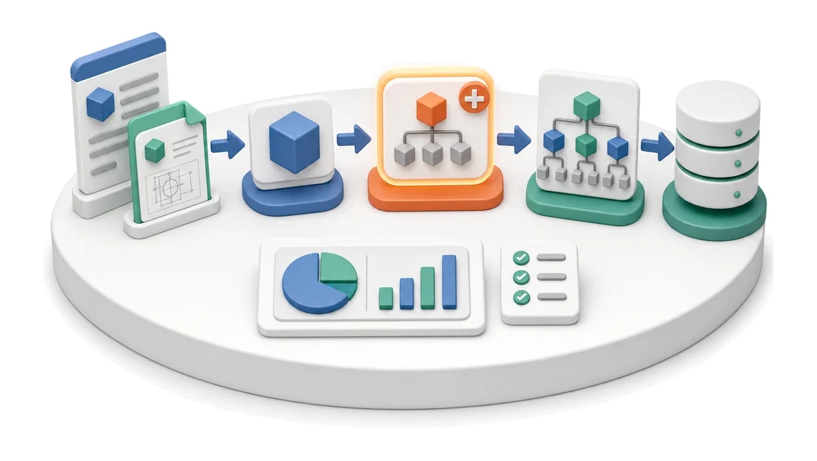 BOM Development — module screens in Process App