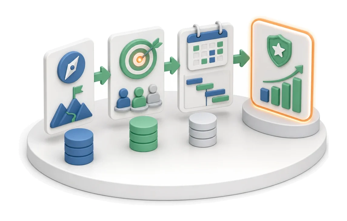 Strategic Planning (JPS) — module screens in Process App