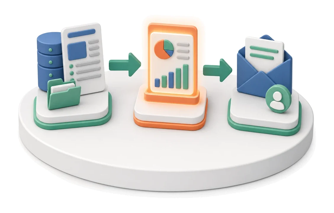 Client Status Reporting — module screens in Process App