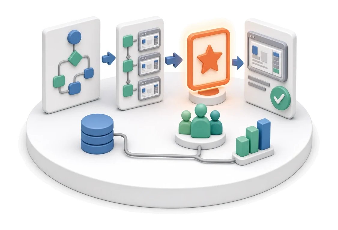 Process Standardization — module screens in Process App